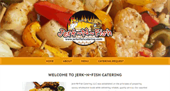 Desktop Screenshot of jerknfishcatering.com